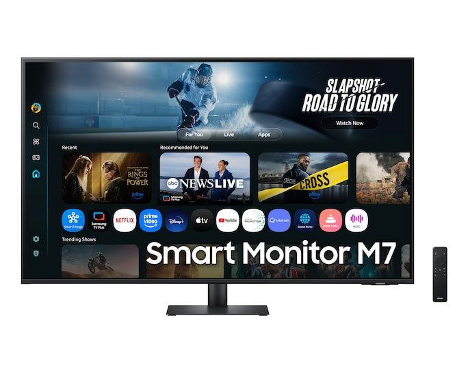 SAMSUNG SMART MONITOR M7 DE 43" 4K UHD CON STREAMING TV, FUNCIONES IA, HDR10, WI-FI Y CONTROL REMOTO