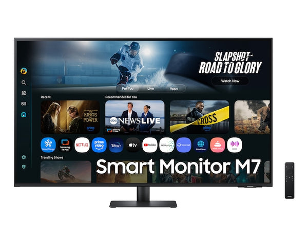 SAMSUNG SMART MONITOR M7 DE 43" 4K UHD CON STREAMING TV, FUNCIONES IA, HDR10, WI-FI Y CONTROL REMOTO