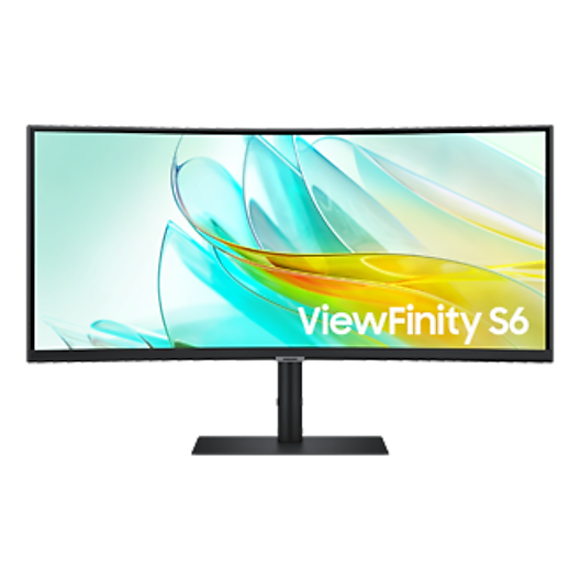 MONITOR GAMING SAMSUNG VIEWFINITY S6 LS34C650UALXPE 34" UWQHD CURVO 21:9 VA 100HZ FREESYNC HDMI DISPLAYPORT USB KVM