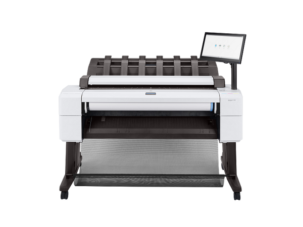 HP DesignJet T2600 PostScript 36″, impresora multifunción de gran formato: imprime, escanea y copia en color, 6 tintas, 2400 × 1200 dpi, 128GB, Ethernet – ideal para CAD, planos y diseño gráfico