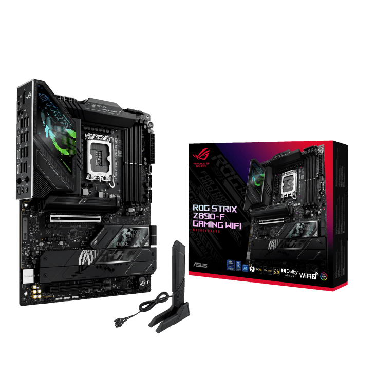 PLACA ASUS ROG STRIX Z890 - F GAMING WIFI 7 DDR5 LGA 1851 ROG STRIX Z890-F GAMING WIFI - SMART BUSINESS