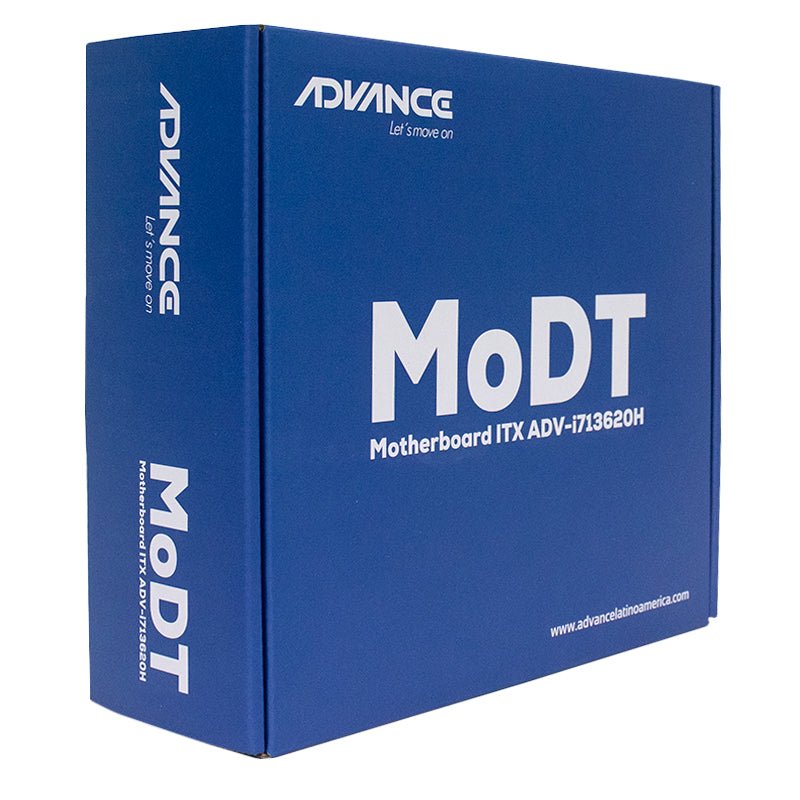 PLACA BASE ADVANCE MODT CON PROCESADOR INTEL CORE I7 - 13620H 2.40/4.90GHZ, HDMI(2)/DP/VGA ADV-I7-13620H - SMART BUSINESS