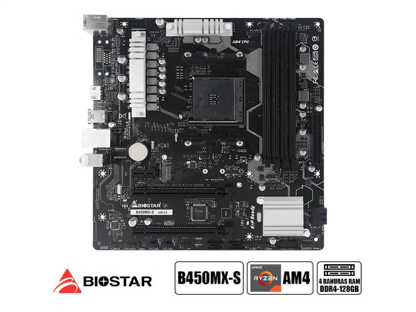 Placa Base Biostar B450MX-S - SMART BUSINESS