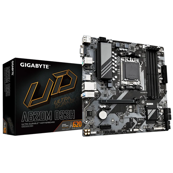 Placa Base Gigabyte A620M DS3H (Rev. 1.0) Chipset AMD A620, Socket AM5, Formato Micro ATX - SMART BUSINESS
