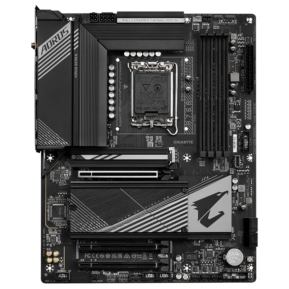 PLACA BASE GIGABYTE B760 AORUS ELITE AX DDR4, CHIPSET INTEL B760, LGA1700, FORMATO ATX B760 A ELITE AX DDR4 - SMART BUSINESS