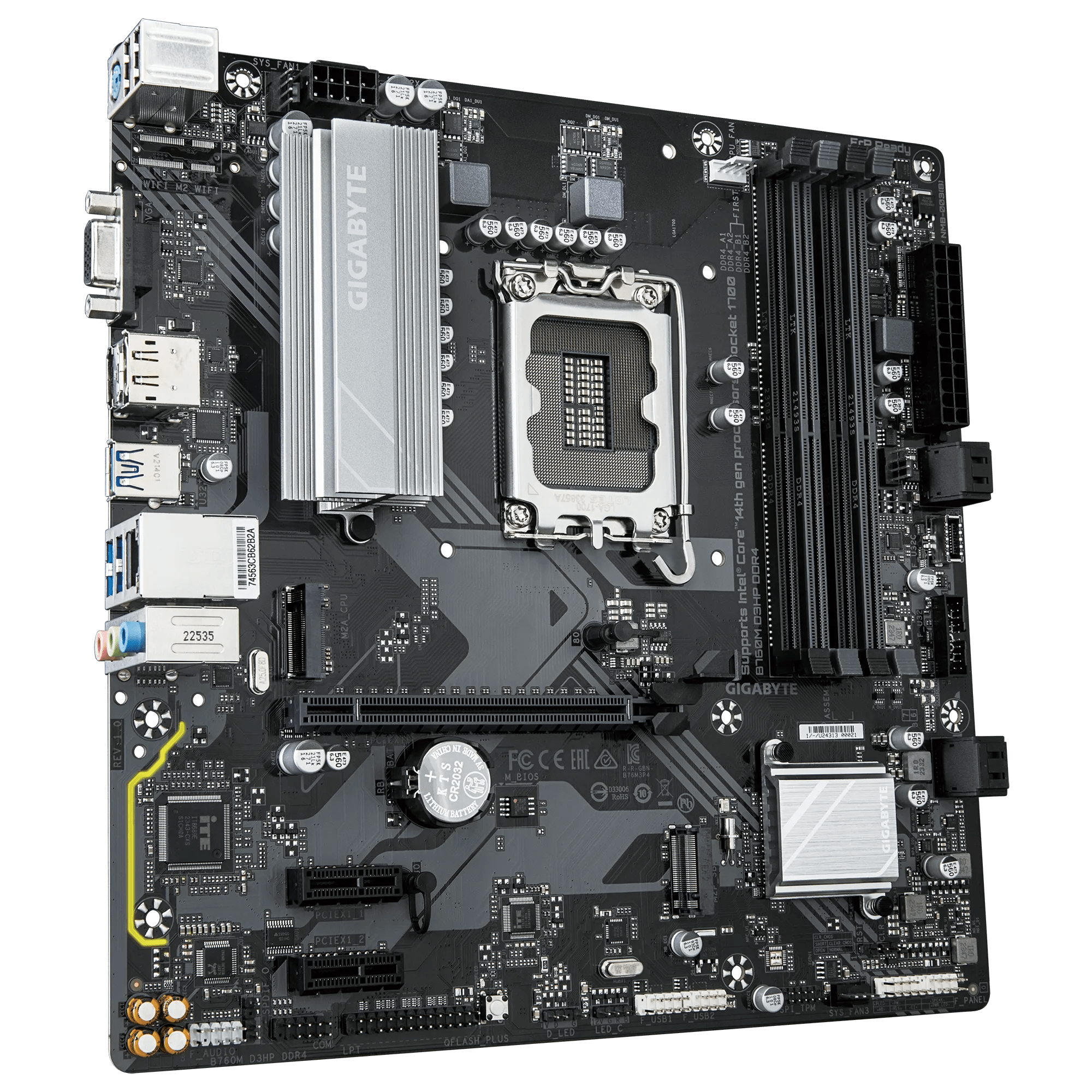 PLACA BASE GIGABYTE B760M D3HP, CHIPSET INTEL B760, LGA1700, FORMATO MICRO ATX B760M D3HP - SMART BUSINESS