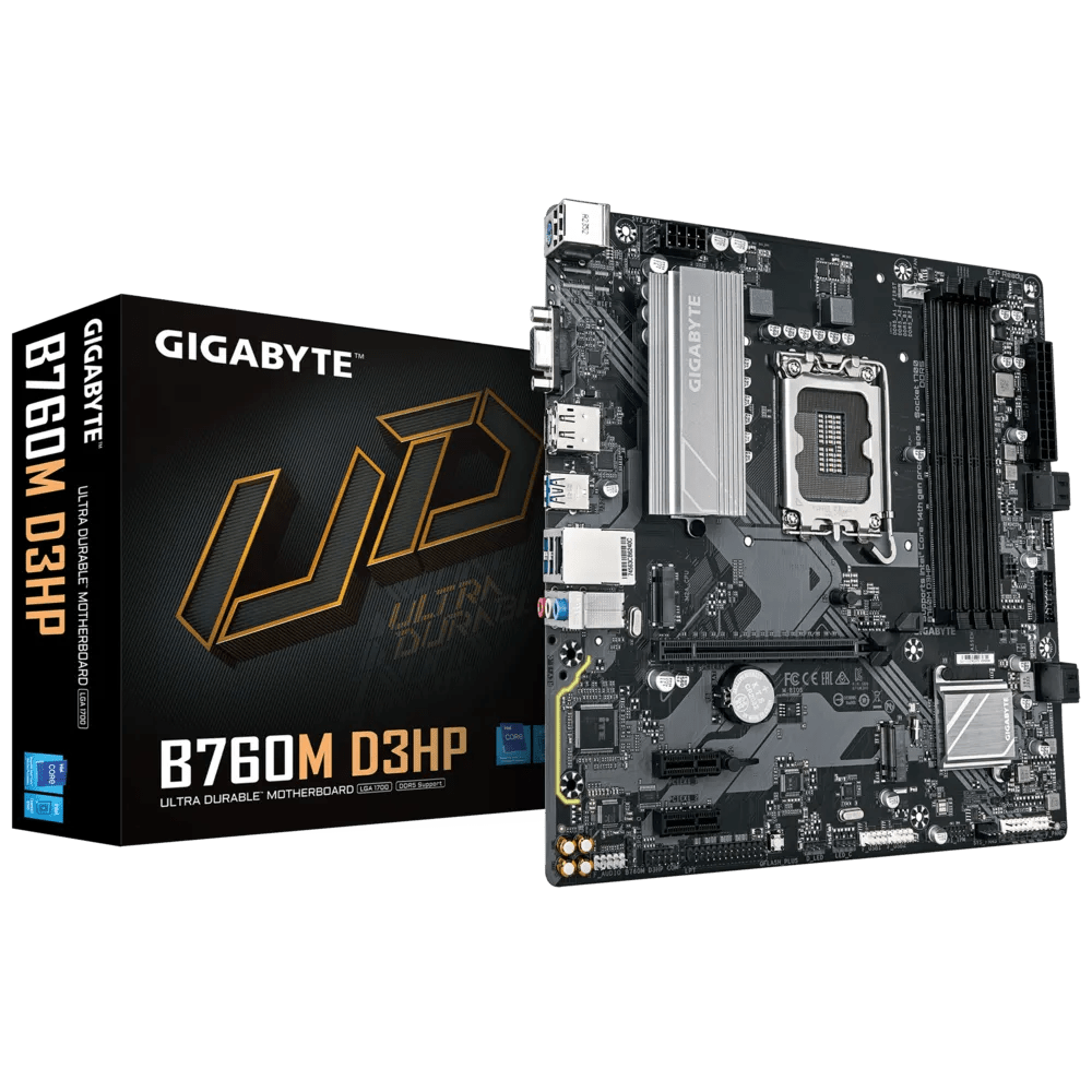PLACA BASE GIGABYTE B760M D3HP, CHIPSET INTEL B760, LGA1700, FORMATO MICRO ATX B760M D3HP - SMART BUSINESS