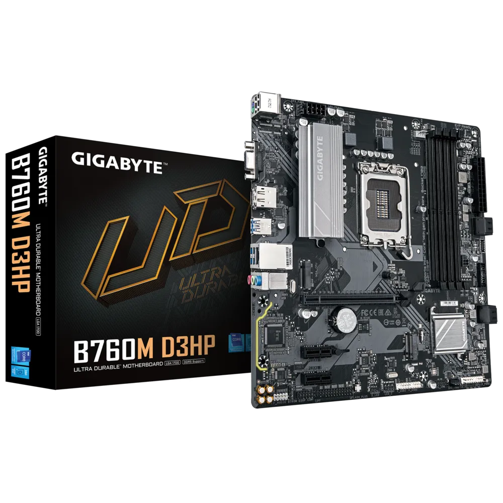 Placa Base Gigabyte B760M D3HP, Chipset Intel B760, LGA1700, Formato Micro ATX - SMART BUSINESS