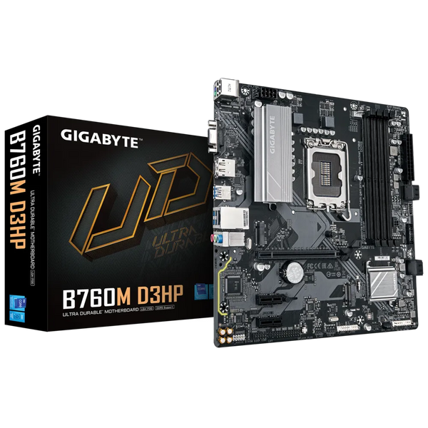 Placa Base Gigabyte B760M D3HP, Chipset Intel B760, LGA1700, Formato Micro ATX - SMART BUSINESS