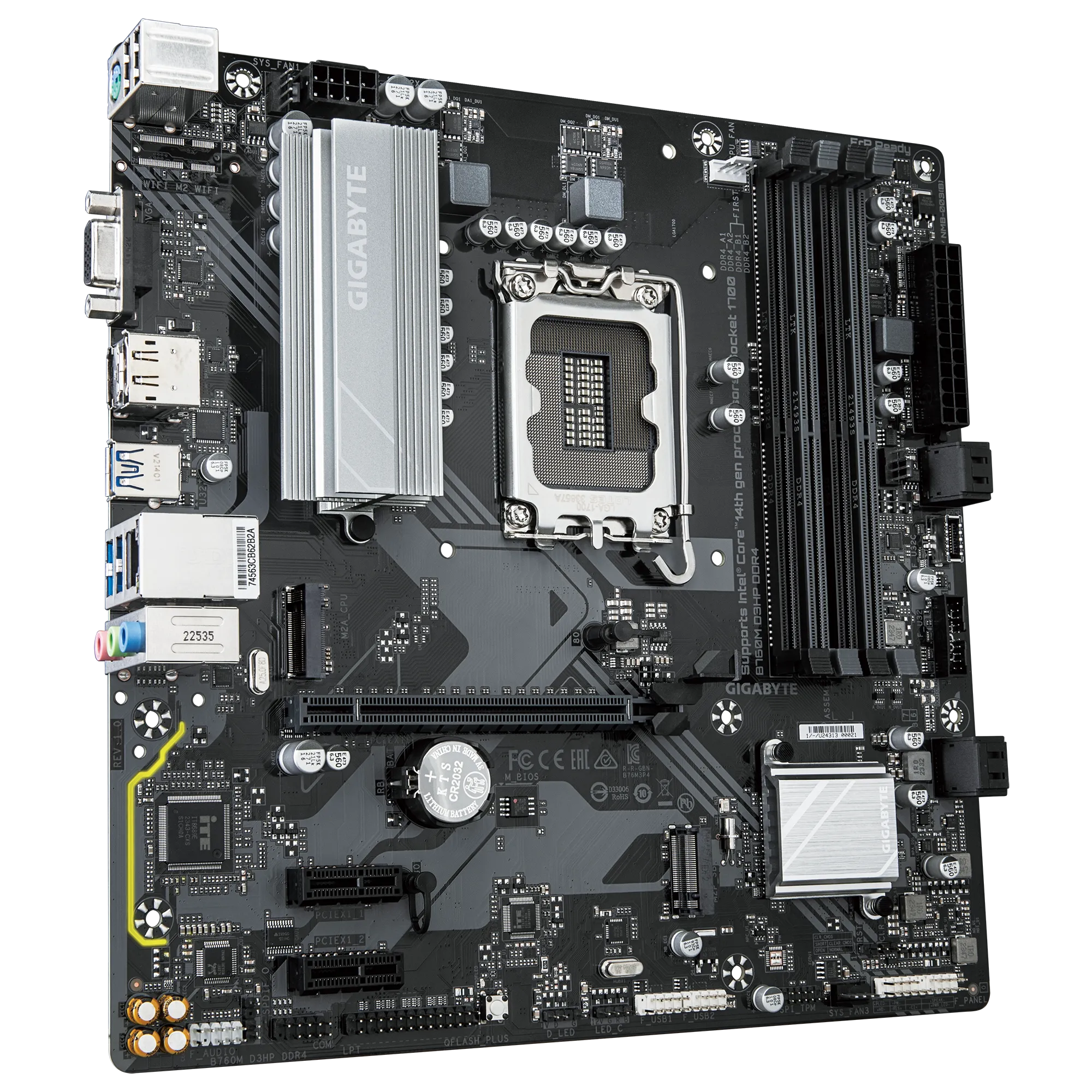 Placa Base Gigabyte B760M D3HP, Chipset Intel B760, LGA1700, Formato Micro ATX - SMART BUSINESS