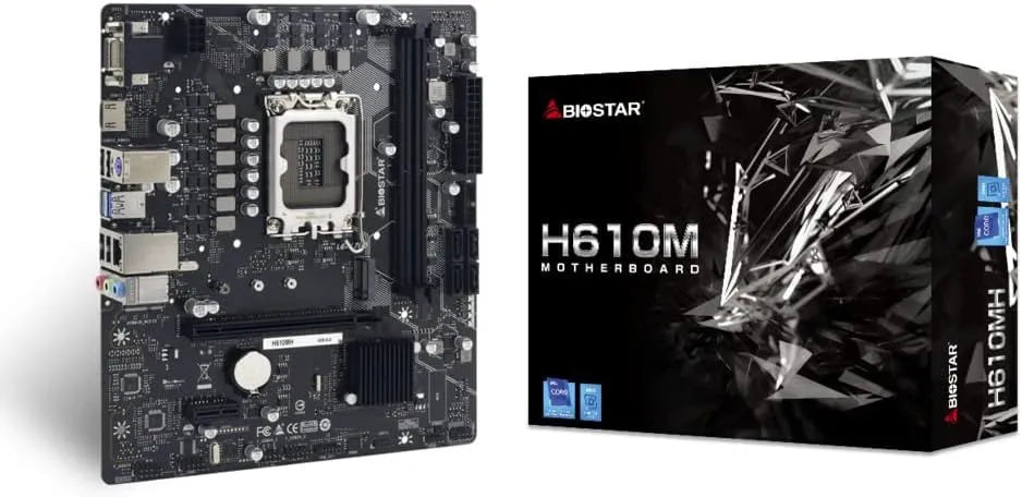 Placa Base Micro ATX Biostar H610MH con Soporte para Procesadores Intel de 13ª Generación y 64GB DDR4 - Requiere Actualización de BIOS - SMART BUSINESS