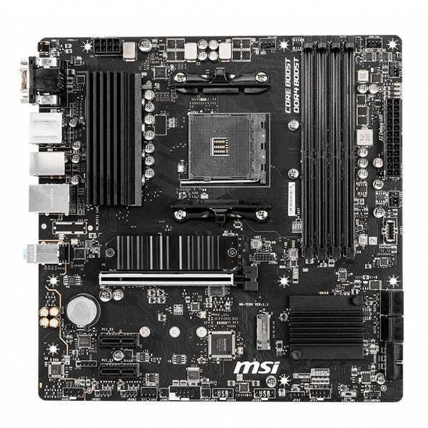 Placa Base MSI B550M PRO-VDH, Chipset AMD B550, Socket AM4, Salidas VGA/HDMI/DP - SMART BUSINESS