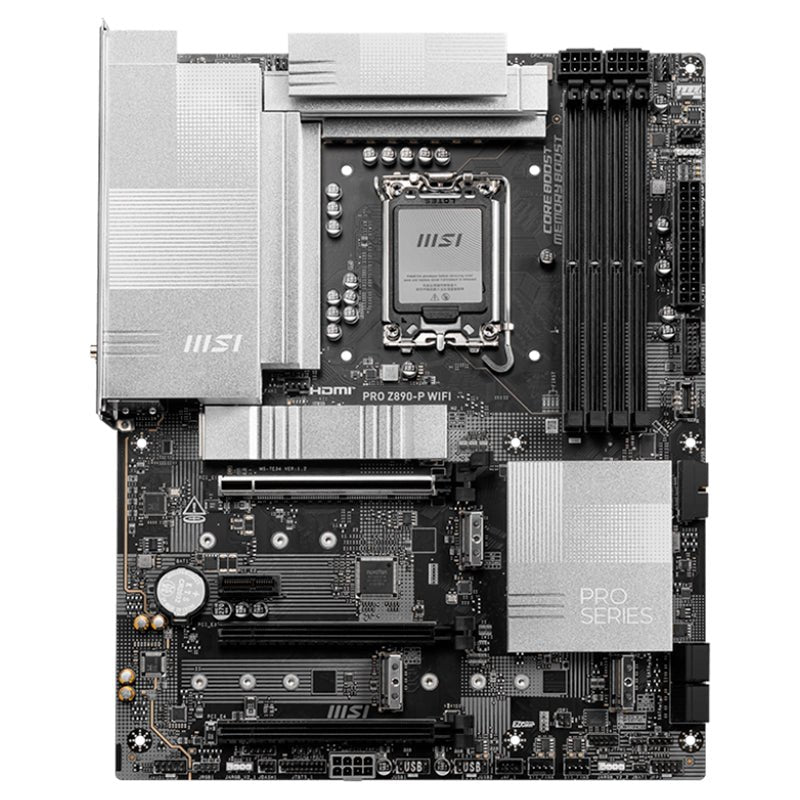 PLACA BASE MSI PRO Z890 - P WIFI, CHIPSET INTEL Z890, LGA 1851, HDMI, DP, ATX PRO Z890-P WIFI - SMART BUSINESS