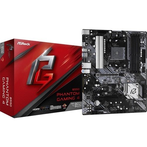 PLACA MADRE ASROCK B550 PHANTOM GAMING 4 (90 - MXBCY0 - A0UAYZ) SOCKET AM4 | RAM DDR4 BUSS 4733OC MHZ 90-MXBCY0-A0UAYZ - SMART BUSINESS
