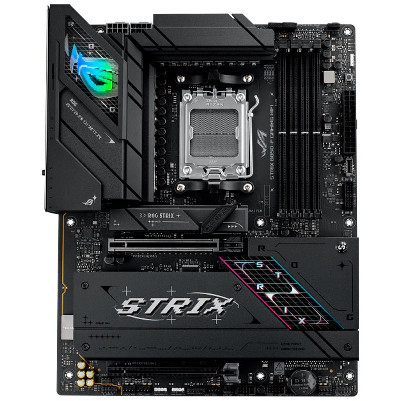 PLACA MADRE ASUS ROG STRIX B850 - F GAMING WIFI – ATX, SOCKET AM5, CHIPSET B850, DDR5 8000+ OC, 4 RANURAS DIMM, WIFI 7 + ETHERNET 2.5 GB, PCIE 5.0 X16 Y 4 RANURAS M.2 ROG-STRIX-B850-F-GAMING-WIFI - SMART BUSINESS