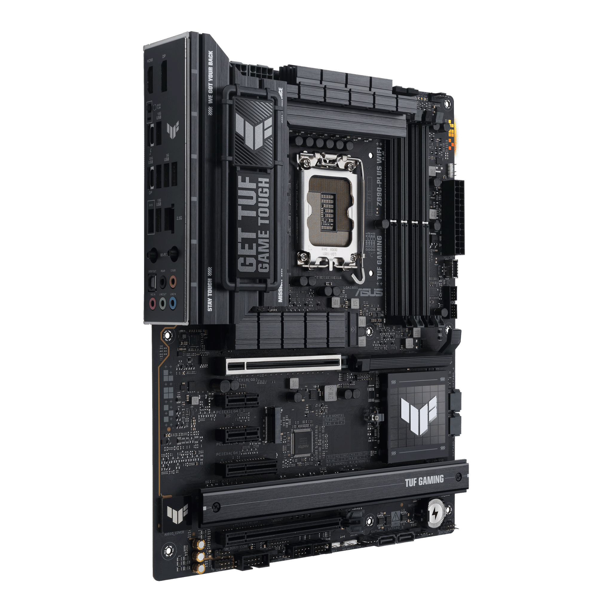 Placa madre ATX ASUS TUF Gaming Z890 - PLUS WiFi – Socket LGA 1851, DDR5, PCIe 5.0, WiFi 7 y LAN 2.5 Gb TUF GAMING Z890-PLUS WIFI - SMART BUSINESS