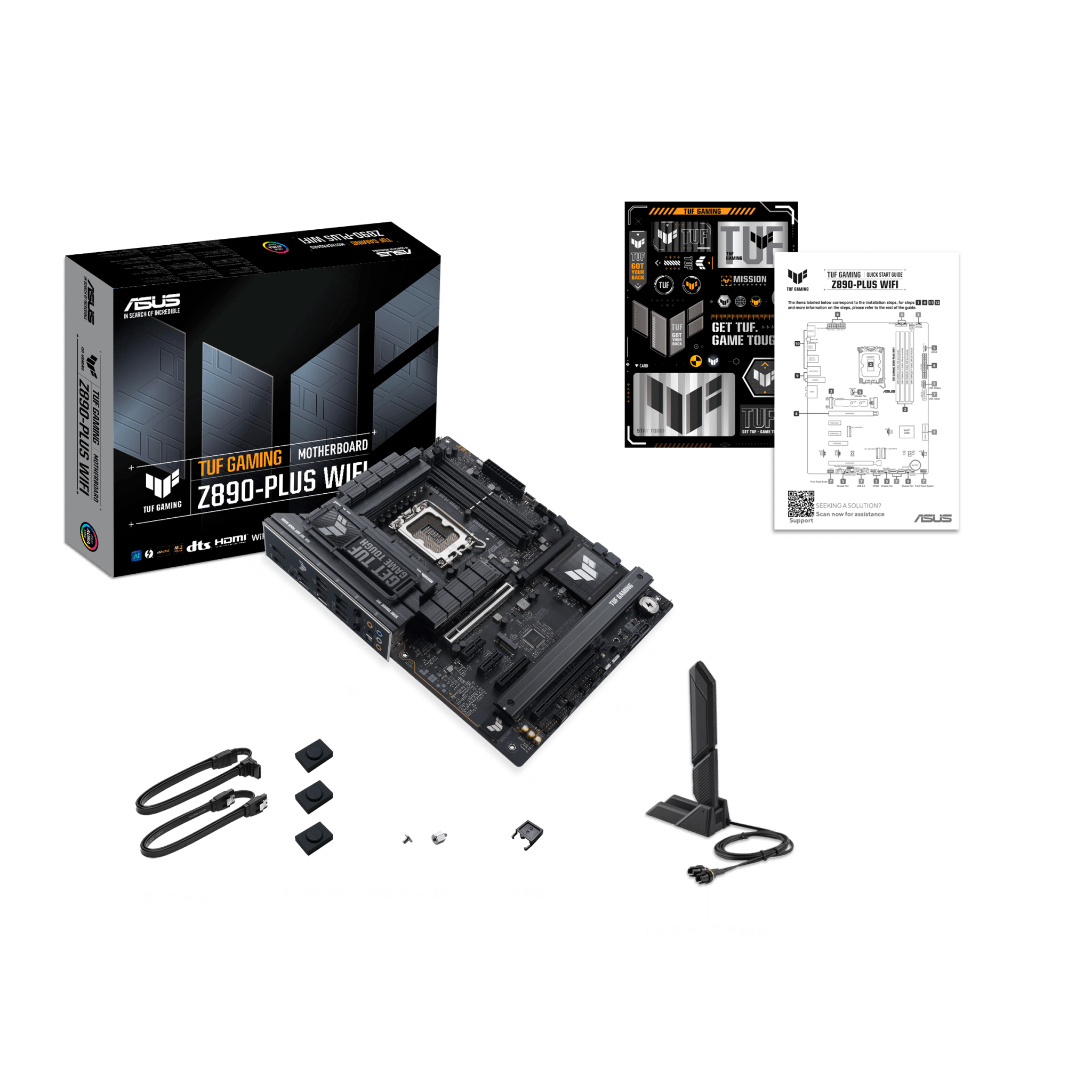 Placa madre ATX ASUS TUF Gaming Z890 - PLUS WiFi – Socket LGA 1851, DDR5, PCIe 5.0, WiFi 7 y LAN 2.5 Gb TUF GAMING Z890-PLUS WIFI - SMART BUSINESS