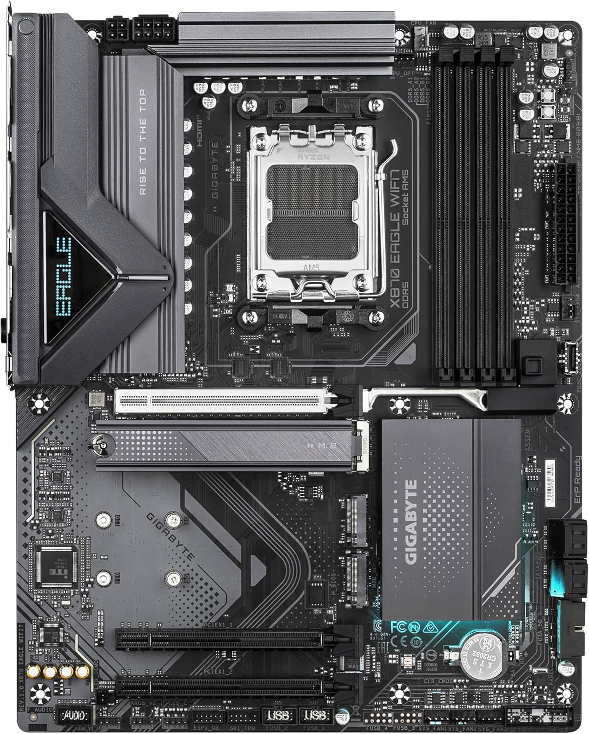 Placa Madre Gigabyte X870 Eagle Wifi 7 (x870 Eagle Wifi7) Socket Am5, Ram Dddr5 Buss 8200oc Mtz, Wifi 7 - SMART BUSINESS