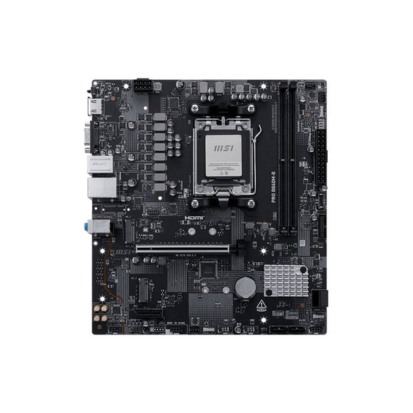 PLACA MADRE MSI PRO B840M - B, CHIPSET AMD B840, SOCKET AM5, FORMATO MATX, SOPORTE DDR5, IDEAL PARA RYZEN SERIE 7000, CONSTRUCCIÓN SÓLIDA Y CONFIABLE PRO���B840M-B - SMART BUSINESS