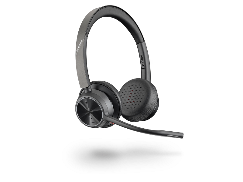 Auriculares Inalámbricos - Hp Poly Voyager 4320 76U49Aa - Estéreo - Bluetooth / Usb - A - Dongle Bt700 - Negro de Poly | first_variant_option_1 — Envío inmediato