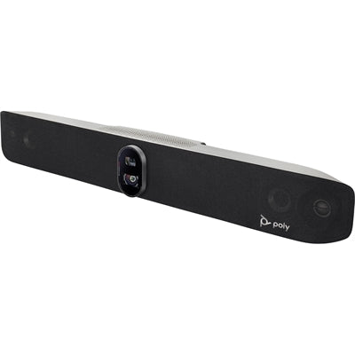 POLY STUDIO X30 + TC8 – VIDEO BAR 4K SINGLE-LENS, ZOOM DIGITAL 5×, DIRECTORAI, NOISEBLOCKAI, MICRÓFONOS BEAMFORMING, COMPARTIR HDMI/WIRELESS, IDEAL SALAS PEQUEÑAS