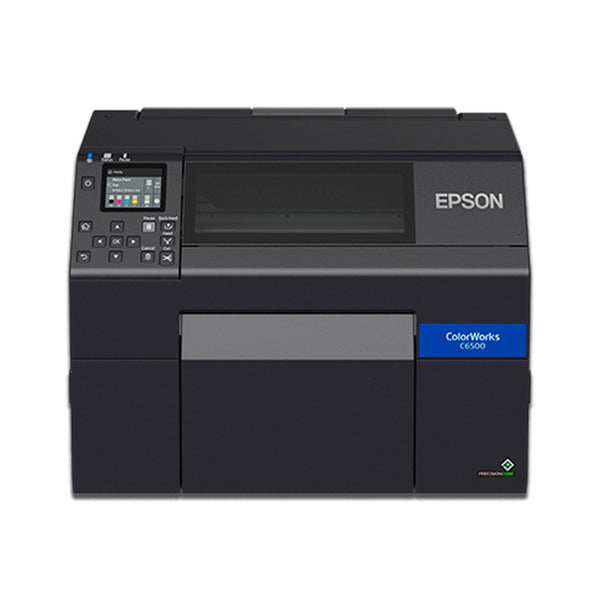 Epson ColorWorks CW-C6500, Impresora de Etiquetas, Inyección, 1200 x 1200DPI, USB 2.0, Negro ― No incluye Tinta Negra, Requiere C13T44B120 y/o C13T44B520, Se Venden por Separado