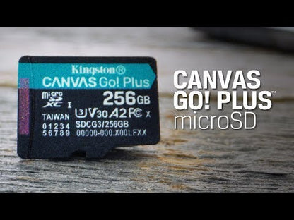 Memoria Flash Microsdxc Kingston Canvas Go! Plus, 64Gb Con Adaptador Sd.