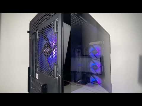 CASE GAMER GAMEMAX SIEGE BK MALLA 4-ARGB SIN FUENTE