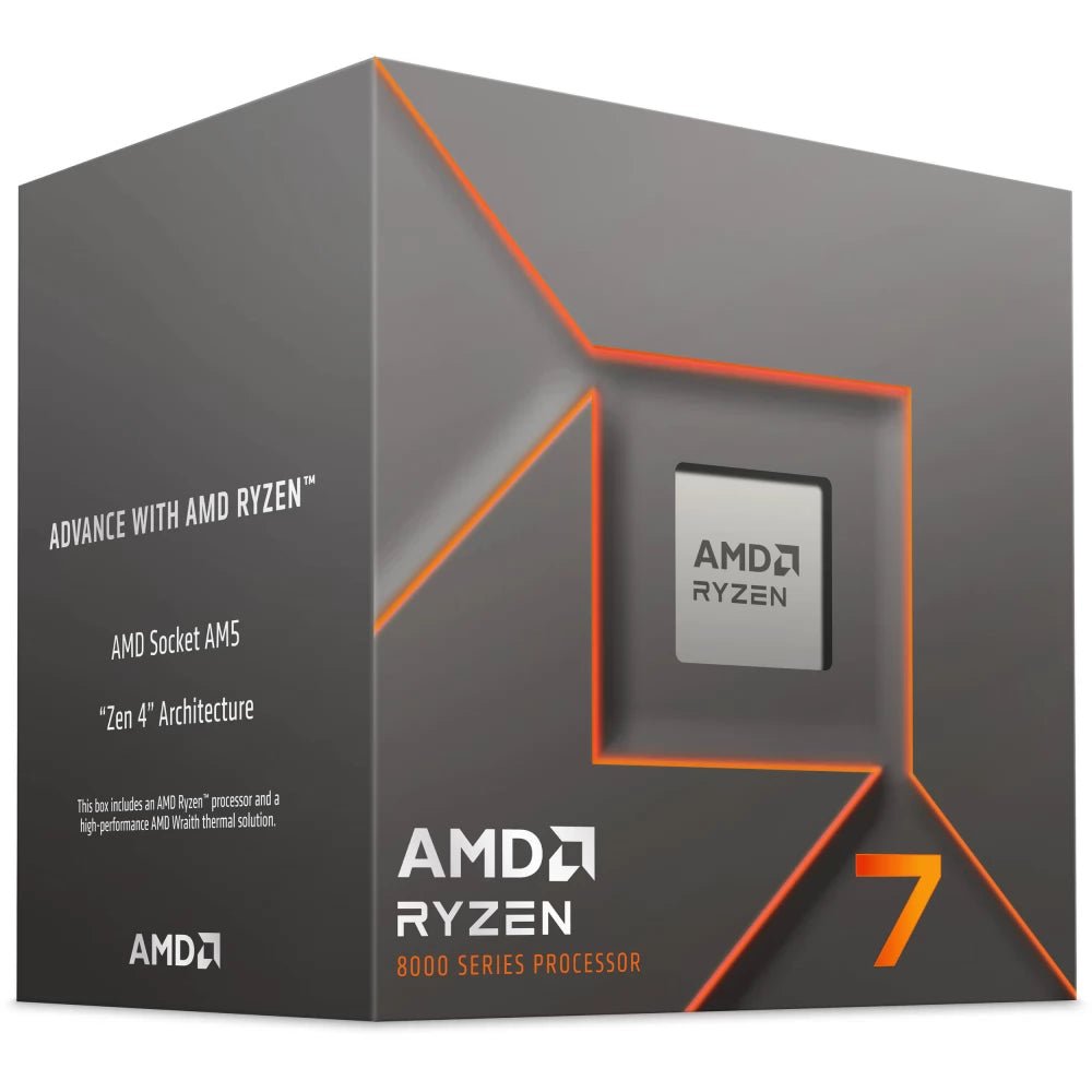 Procesador AMD Ryzen 7 8700G con AMD Radeon Graphics, Socket AM5, 5.10GHz, 8 Núcleos, 24MB Caché - Incluye Disipador 100-100001236SBX - SMART BUSINESS