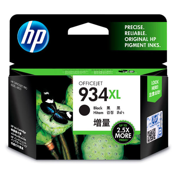 HP 934XL C2P23AL – CARTUCHO DE TINTA NEGRA ORIGINAL ALTA CAPACIDAD Y ALTO RENDIMIENTO COMPATIBLE CON IMPRESORAS HP PIXMA IMPRESIÓN CONFIABLE