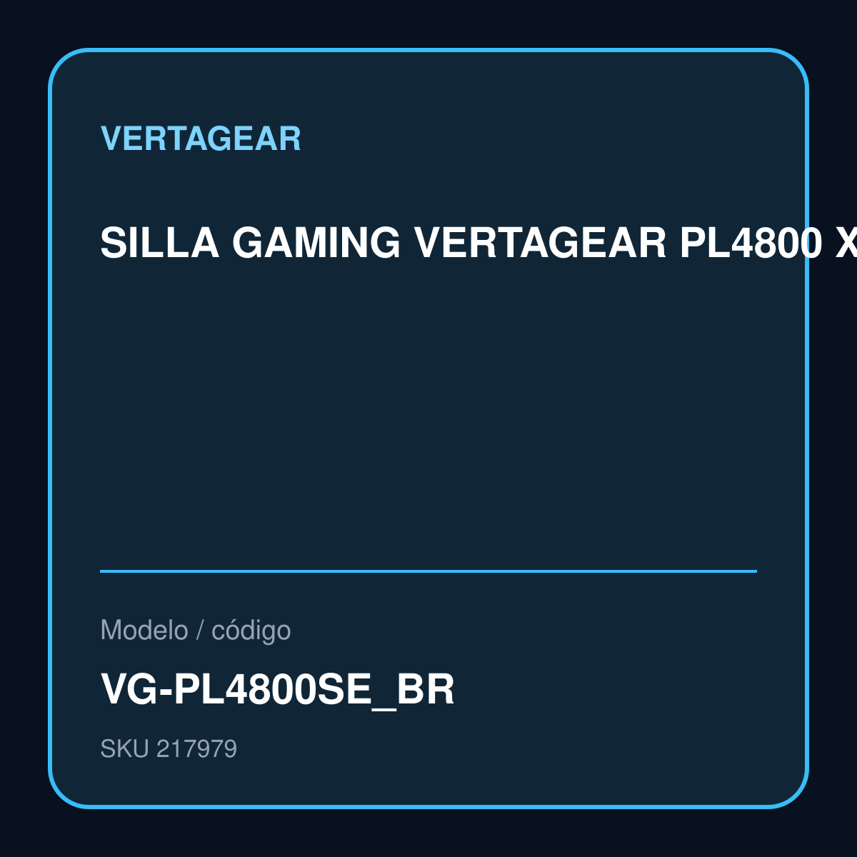 SILLA GAMING VERTAGEAR PL4800 X-LARGE HYGENNX BURGUNDY RED ERGONOMIC modelo VG-PL4800SE_BR