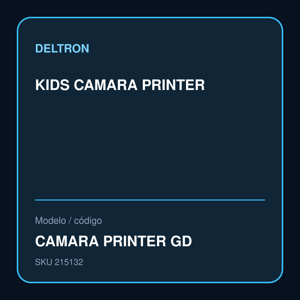 KIDS CAMARA PRINTER – CAMARA PRINTER GD