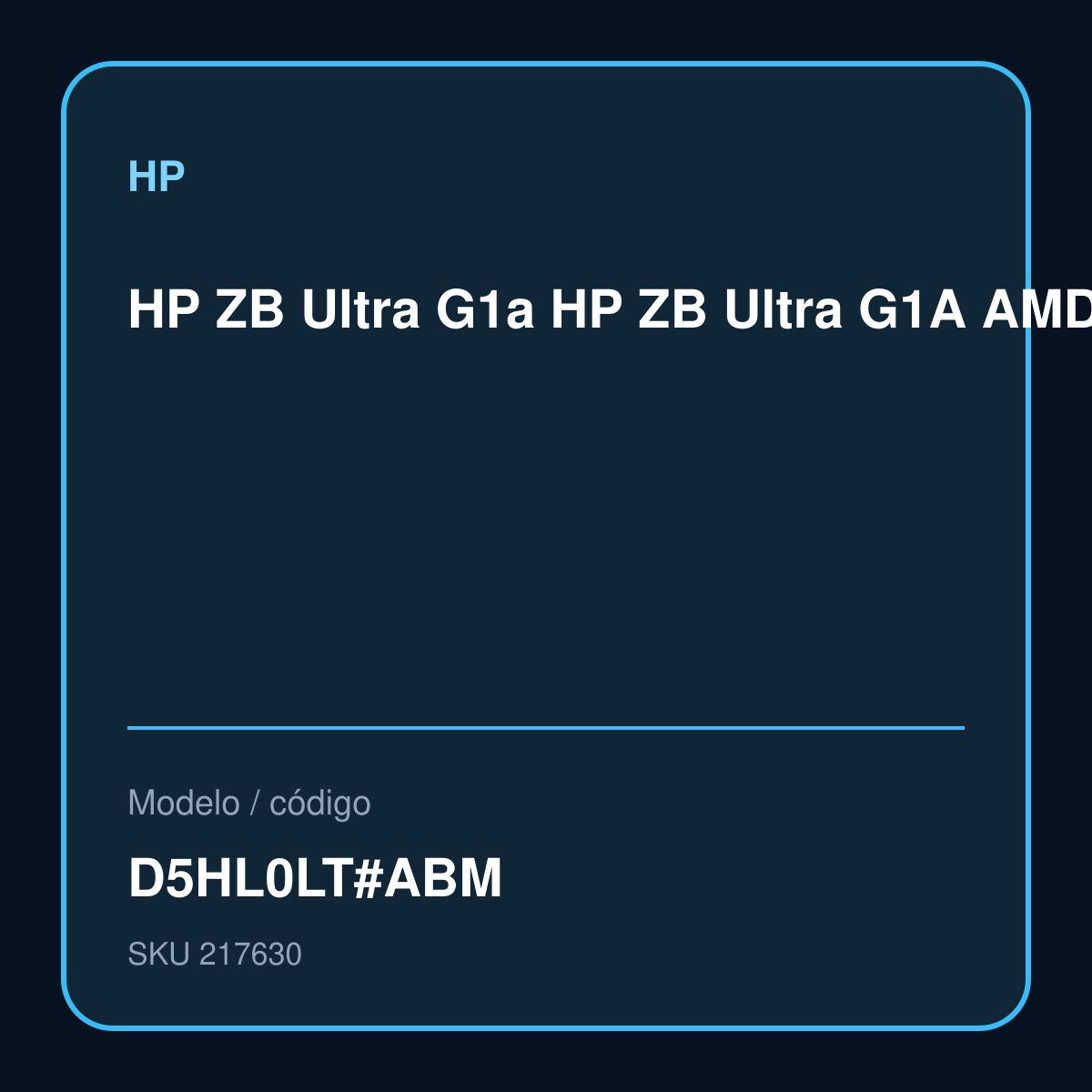 HP ZB Ultra G1a HP ZB Ultra G1A AMD Ryzen AI Max+ 395 128GB 2TB SSD W11P 2.8K TOUCH D5HL0LT#ABM – D5HL0LT#ABM