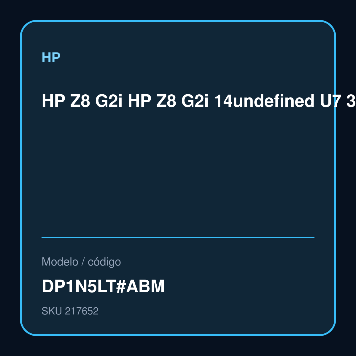 HP Z8 G2i HP Z8 G2i 14" U7 356H NVIDIA® RTX PRO™ 500 (6GB )16GB 1TB SSD W11P DP1N5LT#ABM – DP1N5LT#ABM