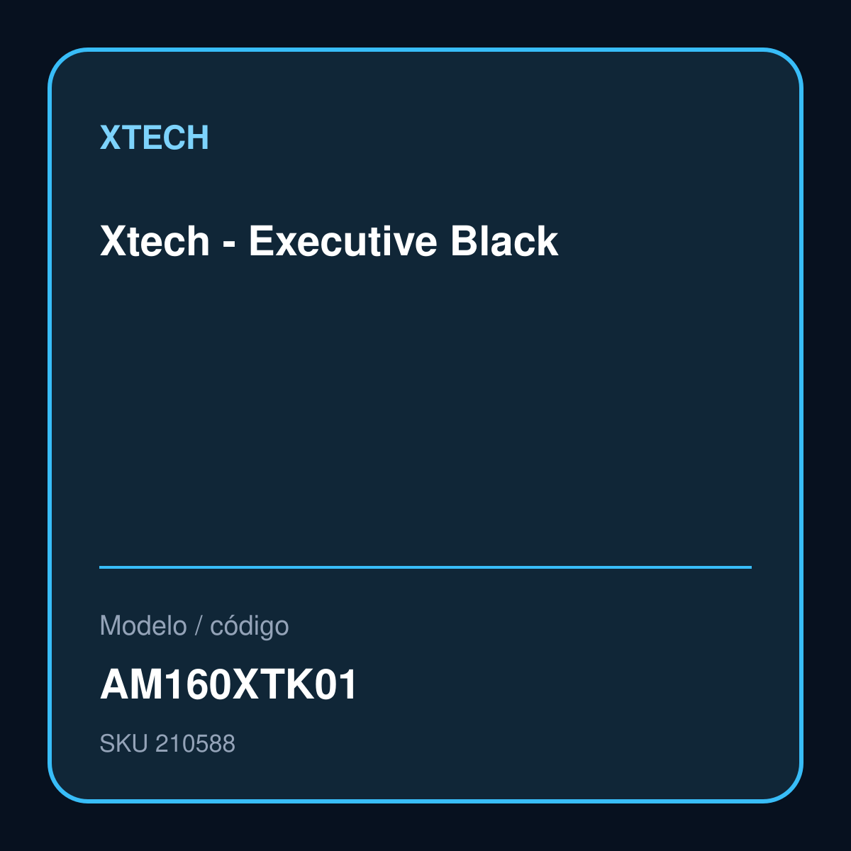 Xtech - Executive Black – AM160XTK01