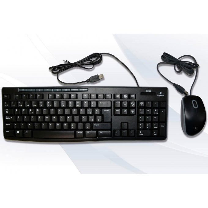 LOGITECH TECLADO/MOUSE LOGITECH MK200 NEGRO PC USB