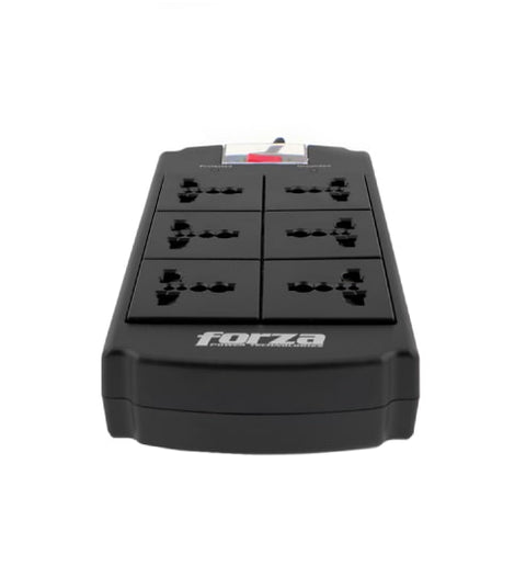 PROTECTOR DE TENSIÓN FSP - 06MN – 1080J/1800W, 5 SALIDAS UNIVERSALES, 120V/240V, PROTECCIÓN EFICIENTE PARA EQUIPOS FSP-06MN - SMART BUSINESS