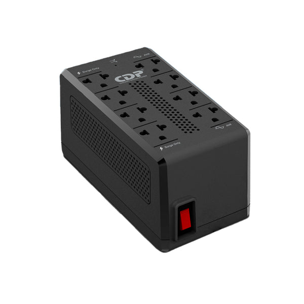 ESTABILIZADOR DE TENSION CDP ESTABILIZADOR AUTOMATICO DE VOLTAJE CON SUPRESION DE PICOS CDISPLAYPORT RAVR1008I, 900VA/450WATTS