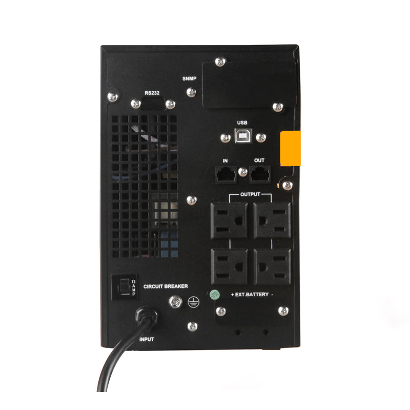 ZEN-2K UPS Elise Fase Online 2000VA / 1800W con 4 tomas NEMA 5-15, USB, protección confiable para equipos tecnológicos y workstations