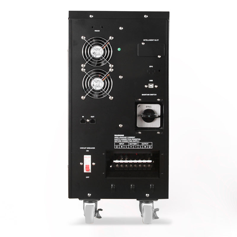 Elise UPS en línea de doble conversión ELISE ZEN-6K - 6kVA/5.40kW - Torre - 120 V AC, 230 V AC Entrada - 200 V AC, 208 V AC, 220 V AC, 230 V AC, 240 V AC Salida - Monofásico - USB - LCD Pantalla