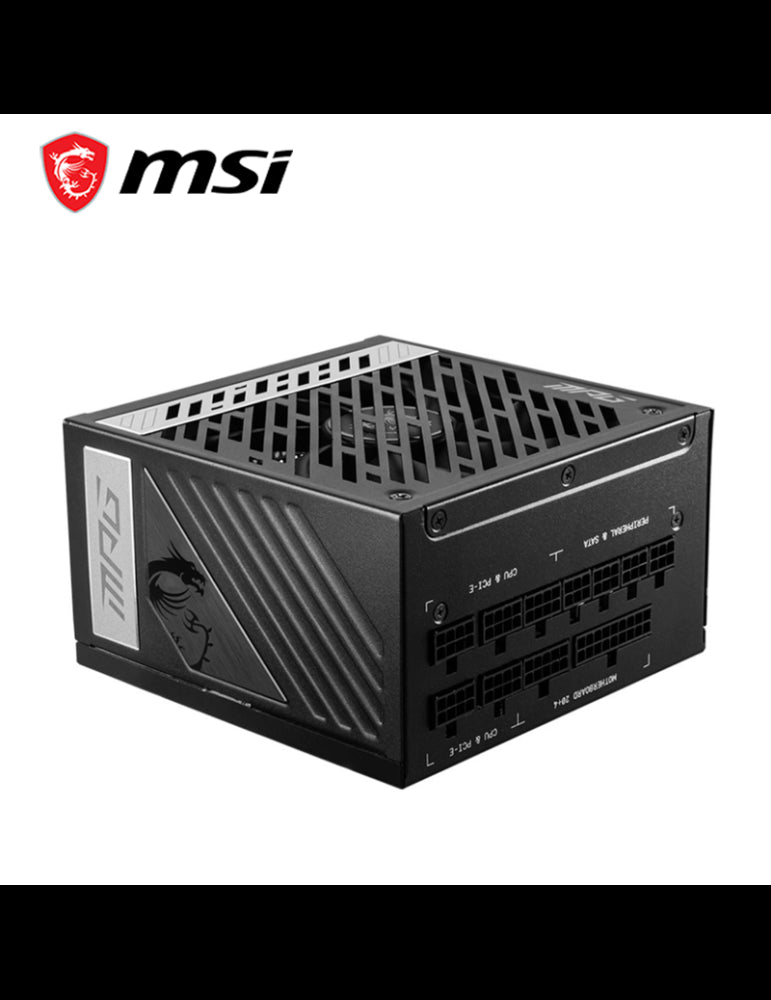 PSU MSI MPG 1000W 80+ GOLD FM MPG A1000G PCIE5 306-7ZP7C23-CE0 - SMART BUSINESS