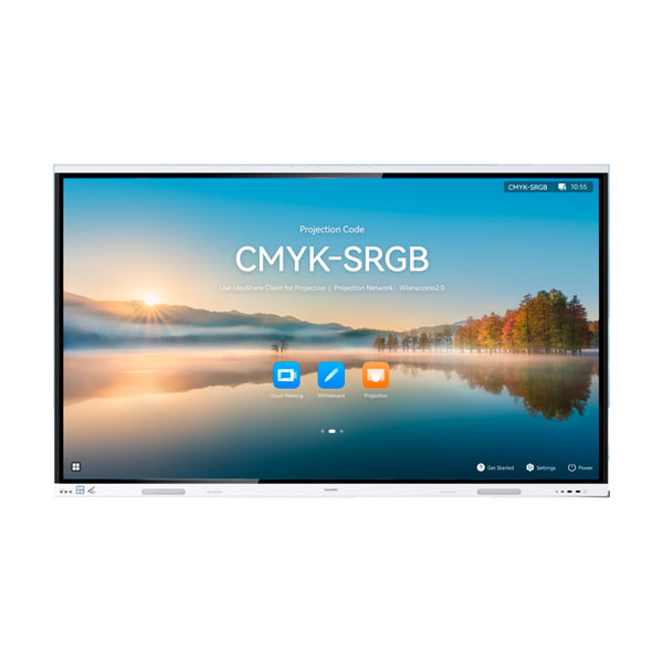 Pizarra Interactiva Huawei IdeaHub Board 3 Pro 86" (IHB2-86PB) 4K/Parlante: 30W/Jade White