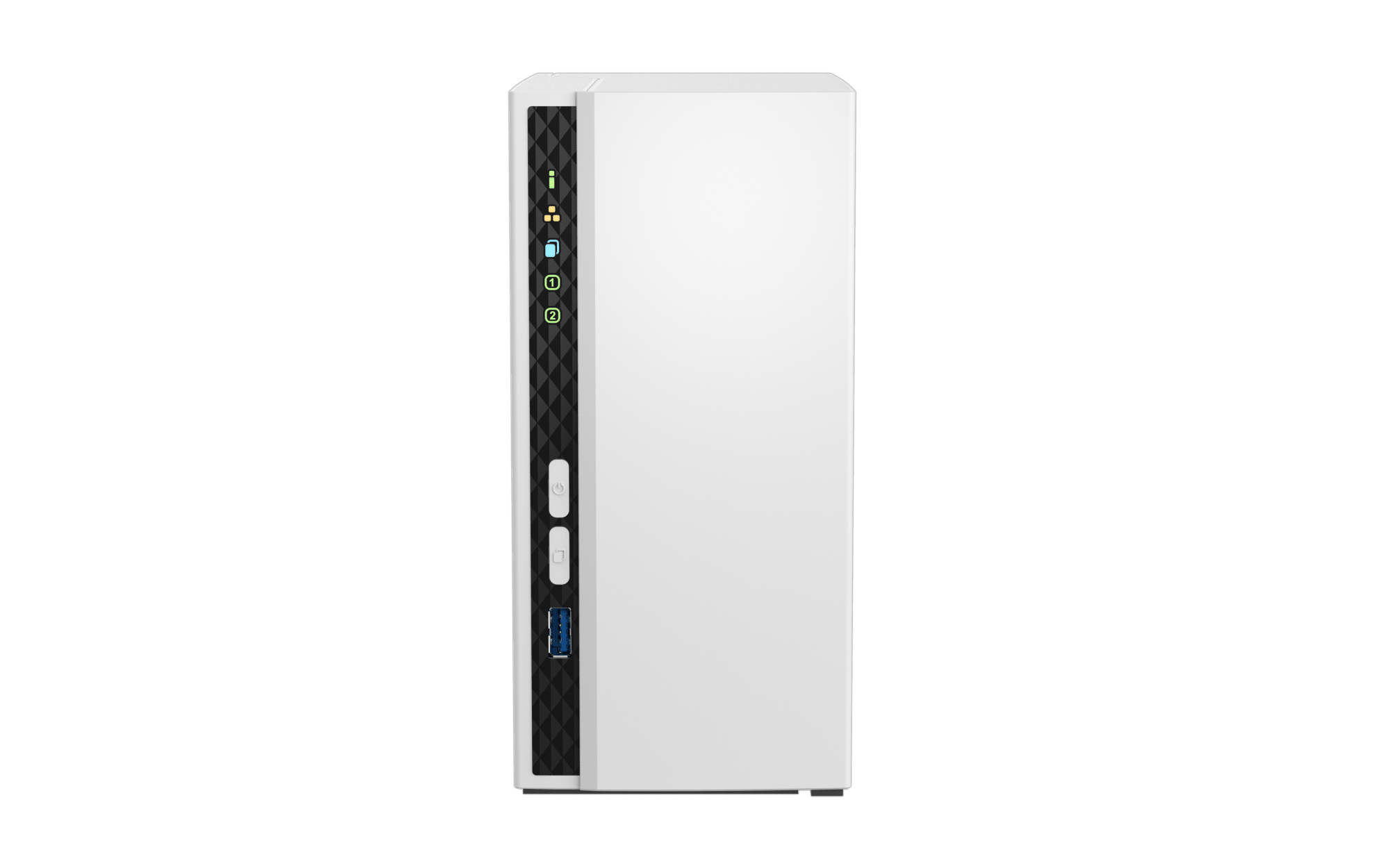 NAS QNAP TS-233-US — 616 1769998623 frontal — sin discos incluidos