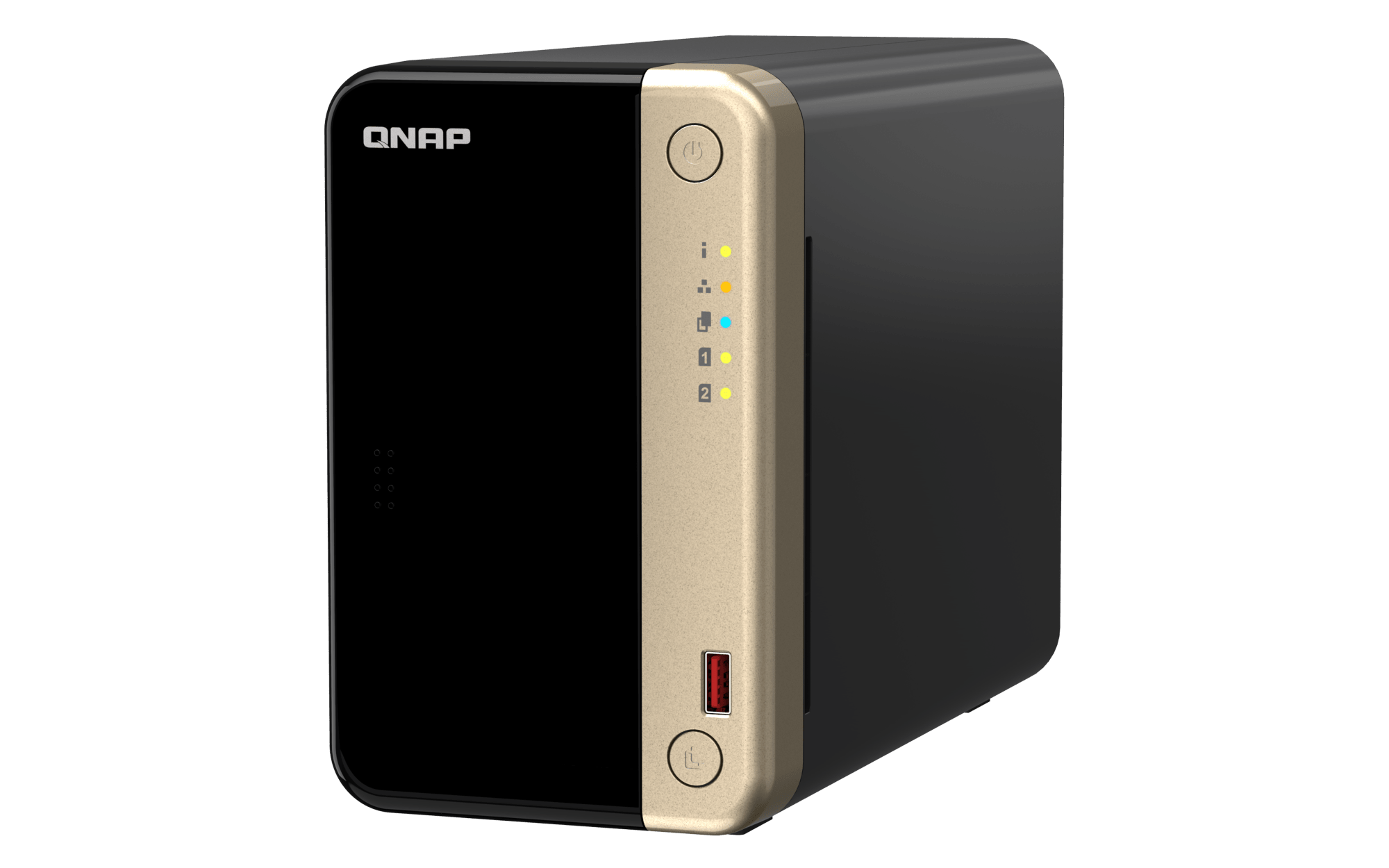 NAS QNAP TS-264-8G-US — derecha-superior — sin discos incluidos