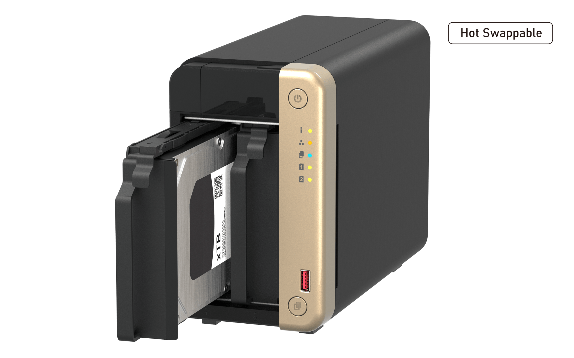 NAS QNAP TS-264-8G-US — HDD hot20swappable — sin discos incluidos