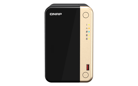 NAS QNAP TS-264-8G-US — frontal — sin discos incluidos
