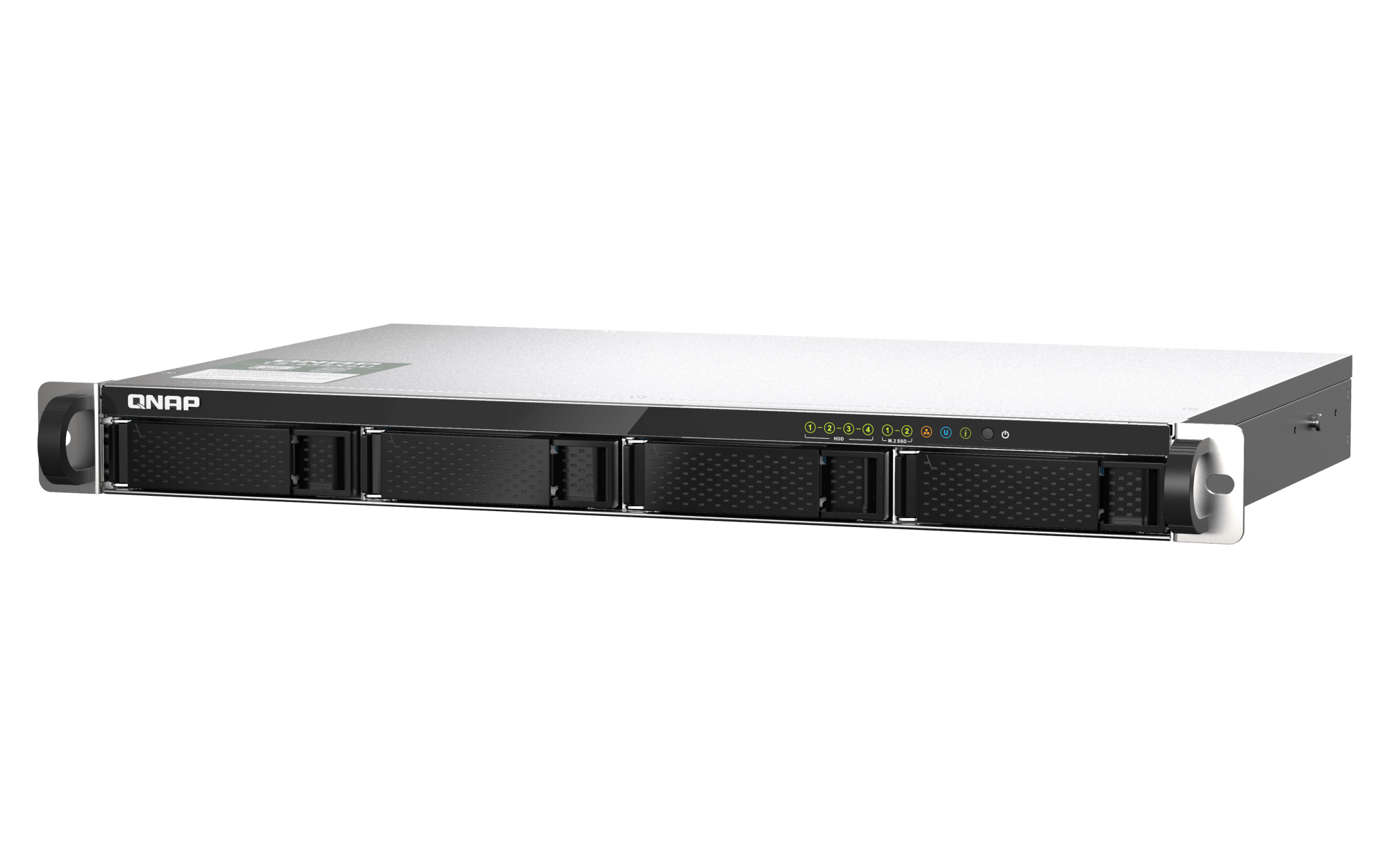 QNAP TS-435XEU-4G-US, vista superior derecha