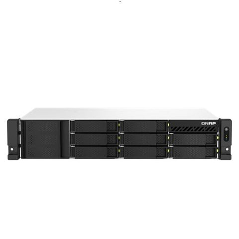 QNAP TS-1273AU-RP-8G-US NAS rack 12 bahías vista frontal