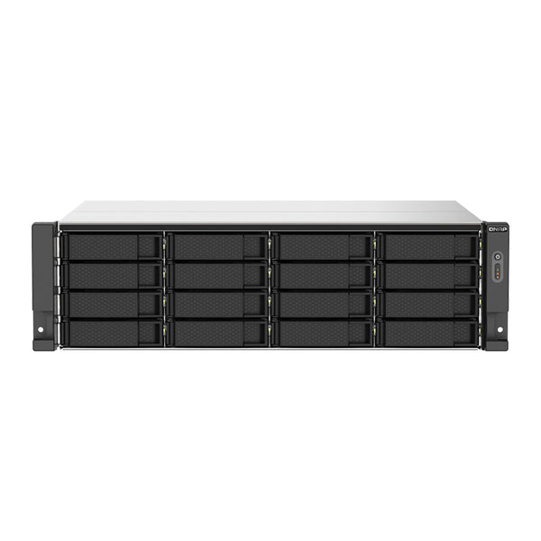 QNAP TS - 1673AU - RP - 16G NAS 16 - Bay, Ryzen V1500B 4 - Core 2.2GHz, 16GB DDR4, 2.5GbE x2, Rack 3U, RAID 0/1/5/6/10/50/60/JBOD, QTS 4.4.2, 5GB Flash, 3 años TS-1673AU-RP-16G-US - SMART BUSINESS
