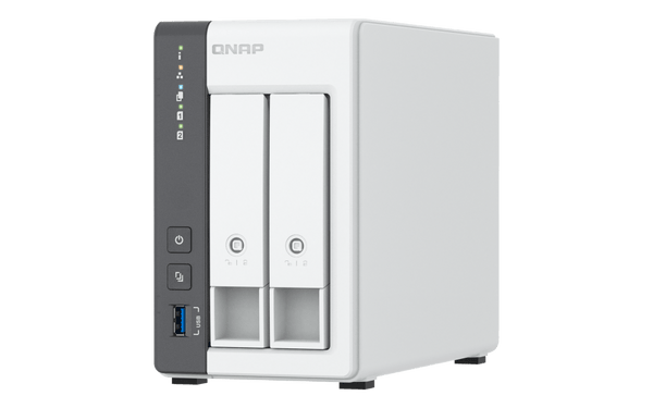 QNAP TS - 216G - US - EL NAS DE ESCRITORIO DE 2.5GBE DE 2 BAHÍAS MÁS ASEQUIBLE, EQUIPADO CON CPU ARM CORTEX - A55 DE CUATRO NÚCLEOS, NPU INTEGRADA Y 4 GB DE RAM DDR4 (SIN DISCO) TS-216G-US - SMART BUSINESS